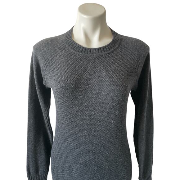 Krimson Klover Merino Wool Blend Sweater Dress Gray Medium - Picture 2 of 11